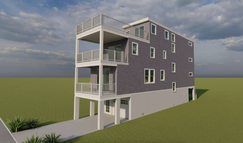 The location of a proposed subdivision at 61 Hiering Avenue, Seaside Heights. (Photo: MLS/Google Earth)